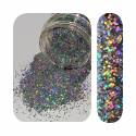 GLITTER HOLOGRAPHIC - SILVER 1/32 50GR